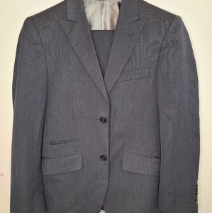 J. Ferrar Modern Fit Men's Suit Navy Blue